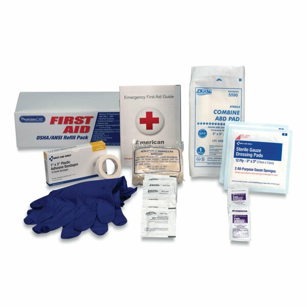 Physicianscare OSHA First Aid Refill Kit, 48 Pieces/Kit 90103-001
